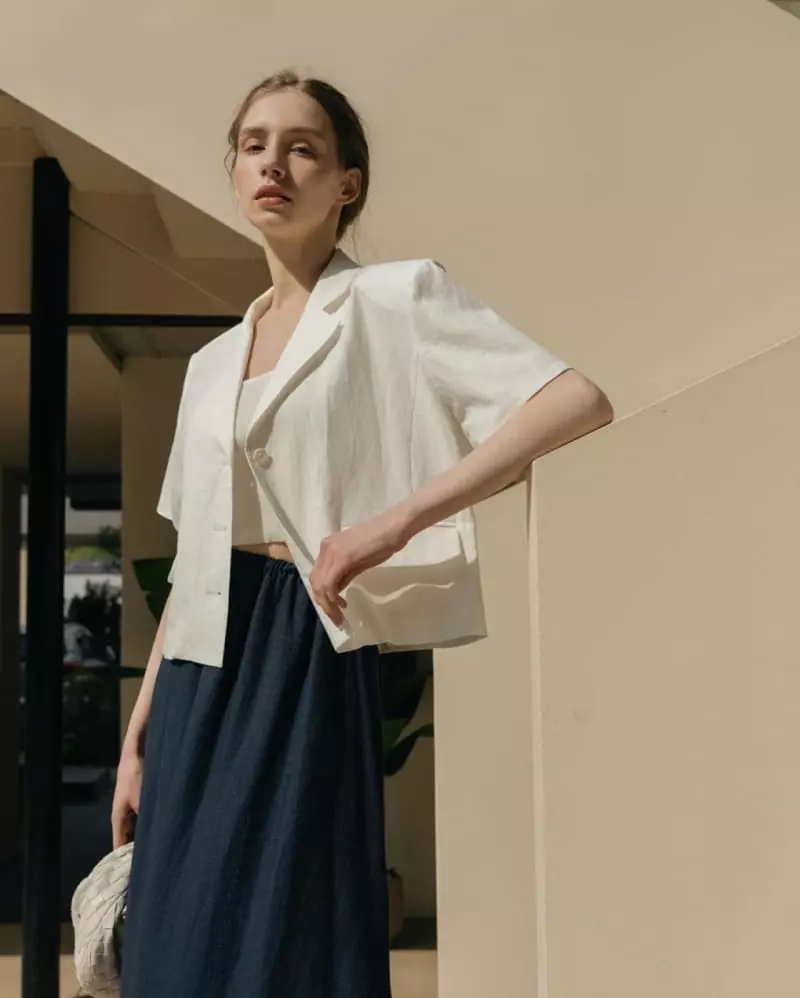 Floaty - Korean Women Fashion - #romanticstyle - Herringbone Jacket - 12