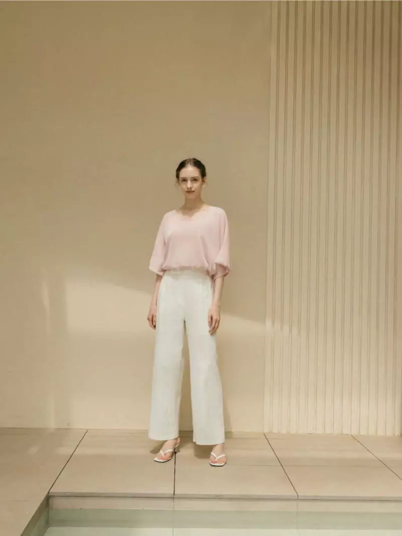 Floaty - Korean Women Fashion - #vintageinspired - Marie Cape Knit Tee - 11