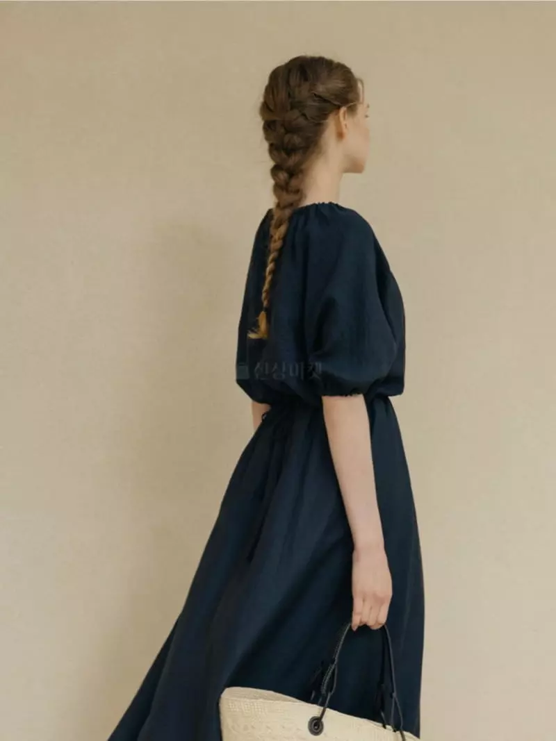 Floaty - Korean Women Fashion - #womensfashion - Linen Off Blouse - 5