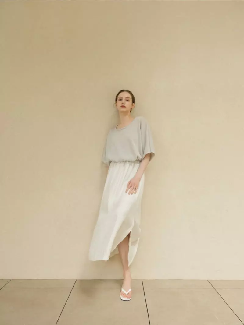 Floaty - Korean Women Fashion - #momslook - Marie Cape Knit Tee - 4