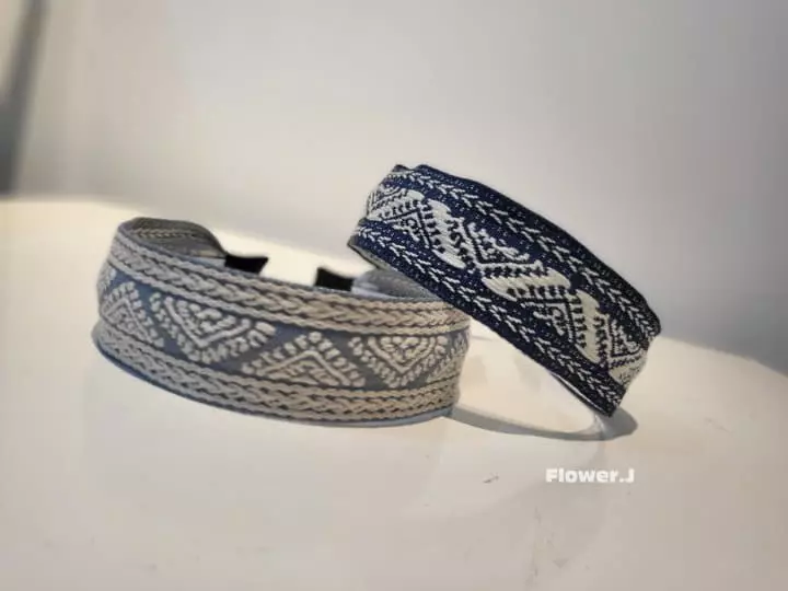 Flower J - Korean Children Fashion - #littlefashionista - Blue Hairband