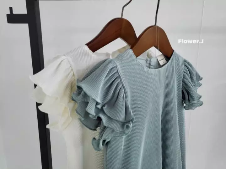 Flower J - Korean Children Fashion - #prettylittlegirls - Pleats One-piece - 8