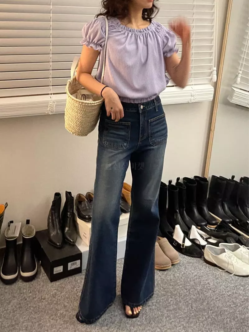 Fric - Korean Women Fashion - #momslook - Clay Blouse - 5