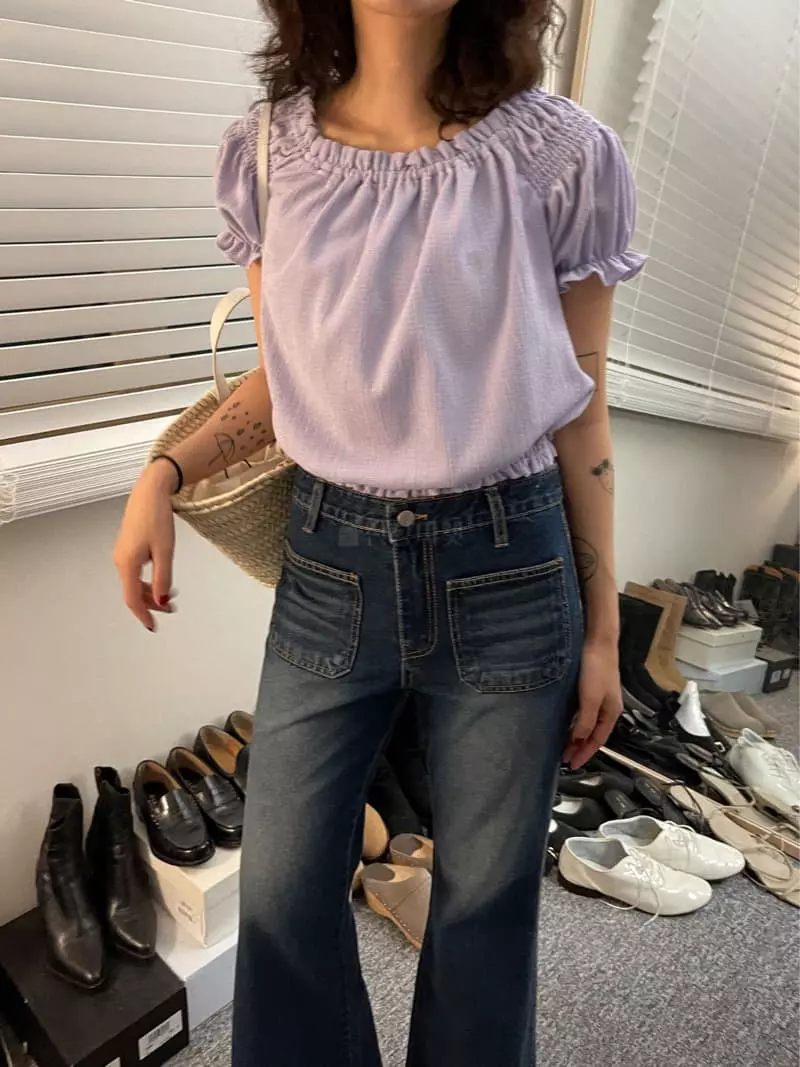 Fric - Korean Women Fashion - #momslook - Clay Blouse - 7
