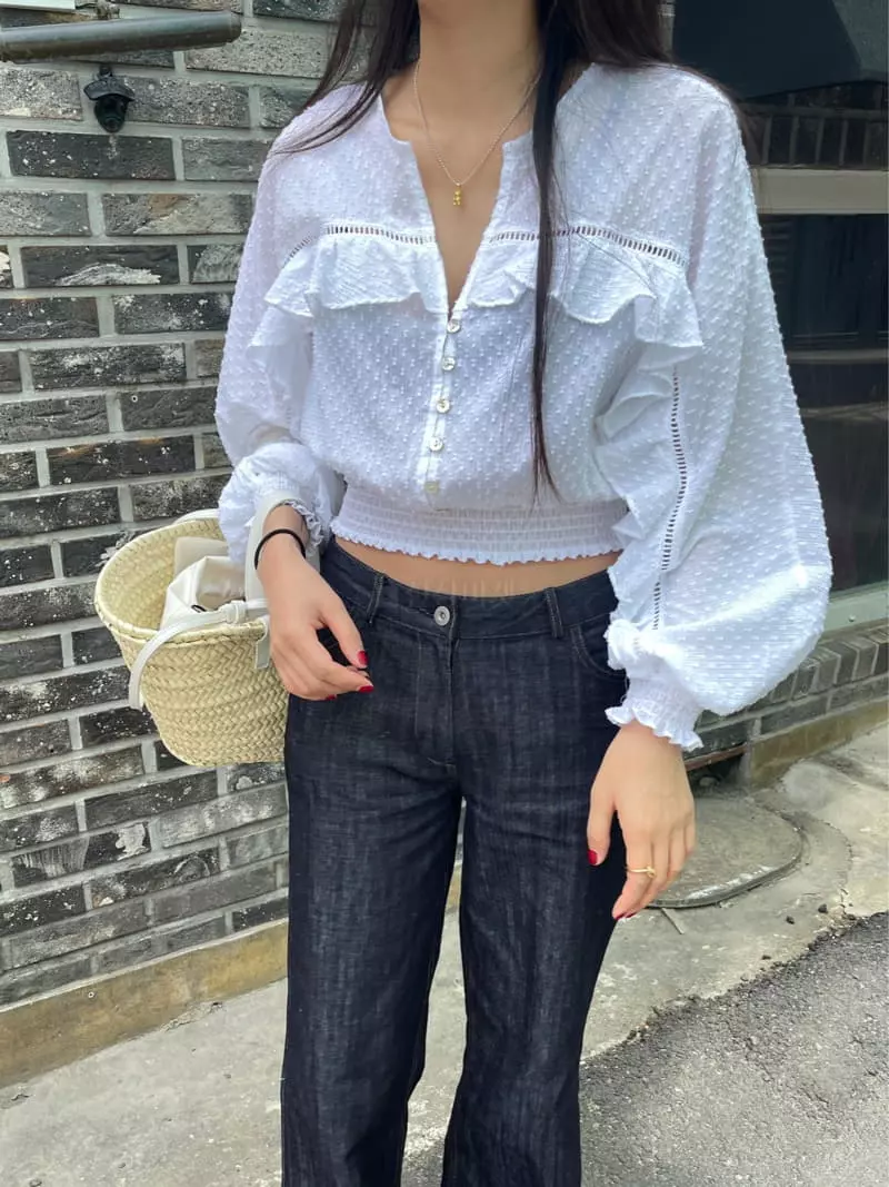 Fric - Korean Women Fashion - #womensfashion - Monaco Blouse - 4