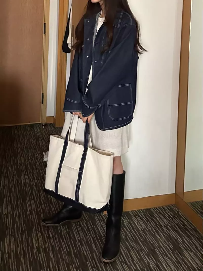Fric - Korean Women Fashion - #vintageinspired - Bicandy Jacket - 11
