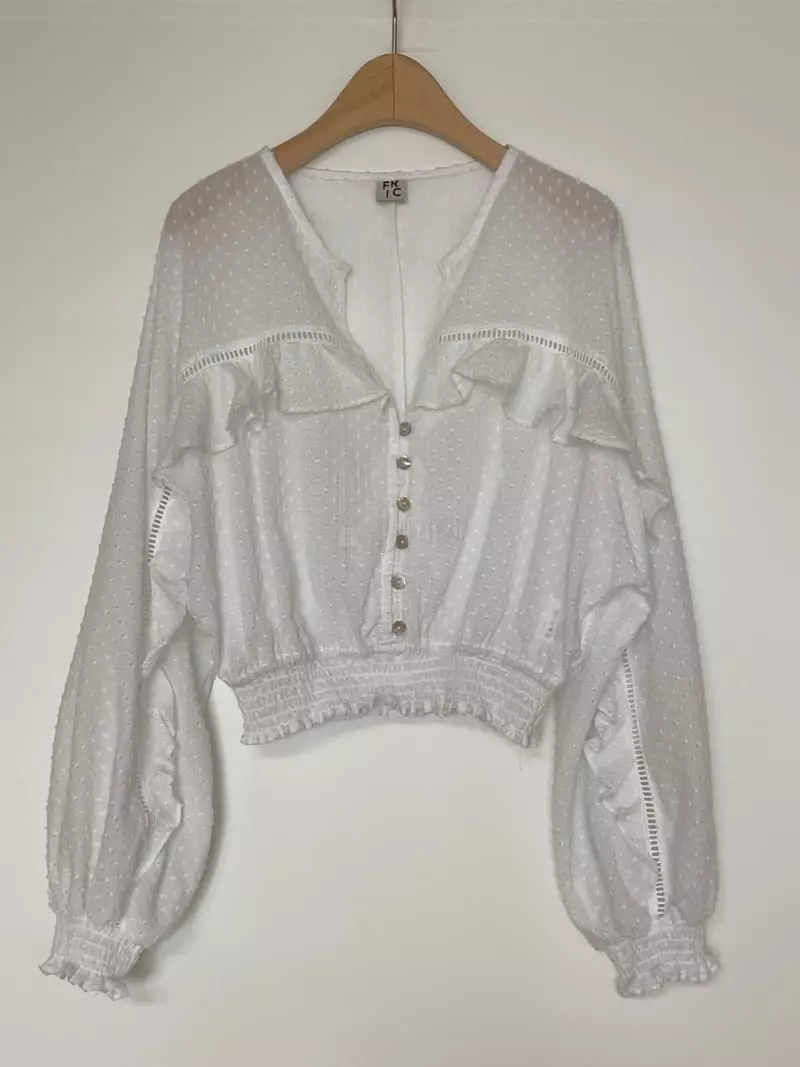 Fric - Korean Women Fashion - #vintageinspired - Monaco Blouse - 10