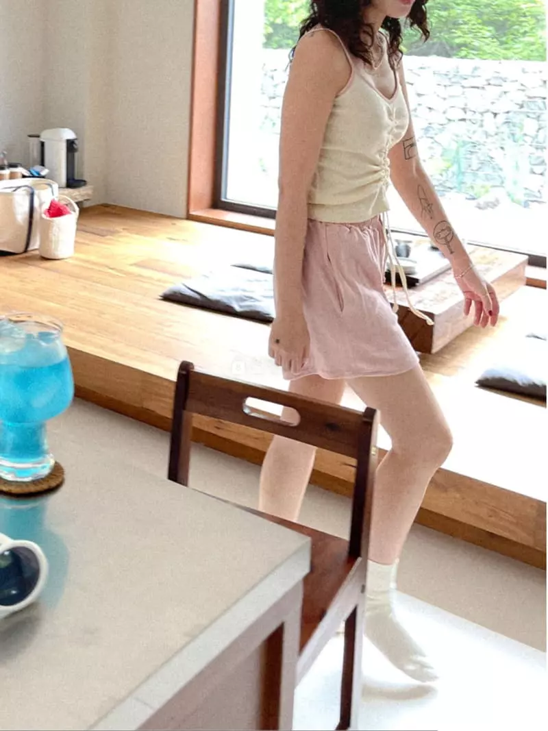 Fric - Korean Women Fashion - #womensfashion - Heart PUnching Sleeveless - 2