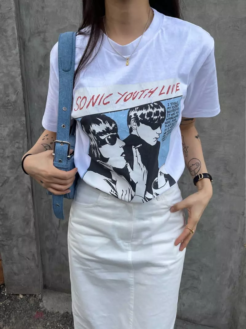 Fric - Korean Women Fashion - #womensfashion - Sonic Tee - 3