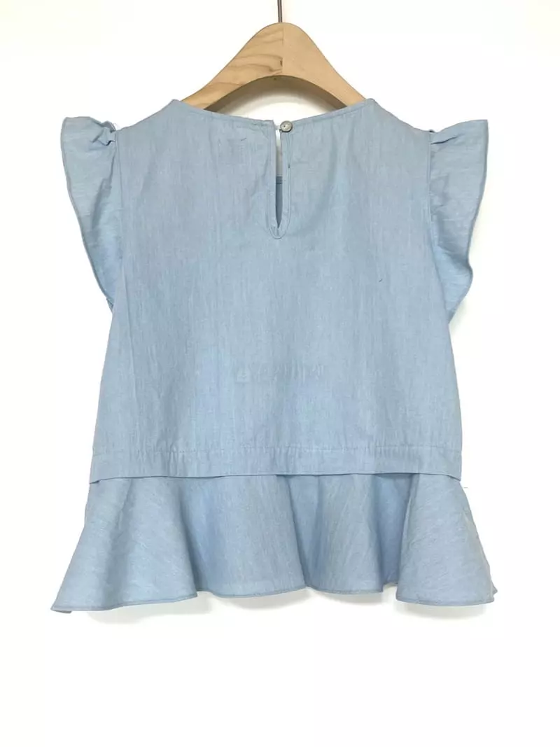 Fric - Korean Women Fashion - #womensfashion - Menny Frill Blouse - 6