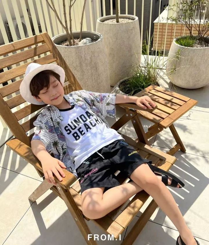 From I - Korean Children Fashion - #childofig - Embrodiery Swim Shorts