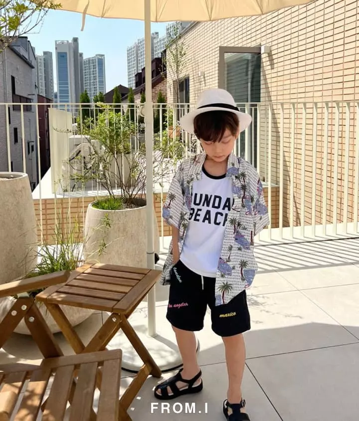 From I - Korean Children Fashion - #childrensboutique - Embrodiery Swim Shorts - 2