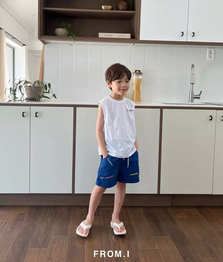 From I - Korean Children Fashion - #kidsshorts - Wave Sleeveless - 10