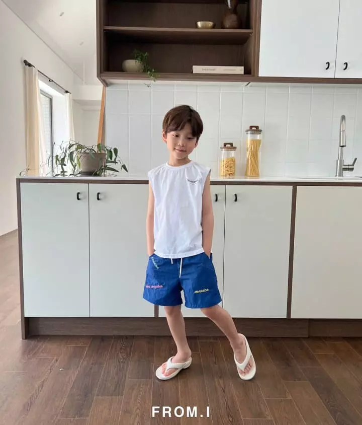 From I - Korean Children Fashion - #kidzfashiontrend - Embrodiery Swim Shorts - 8