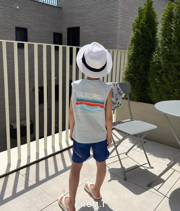 From I - Korean Children Fashion - #magicofchildhood - Wave Sleeveless
