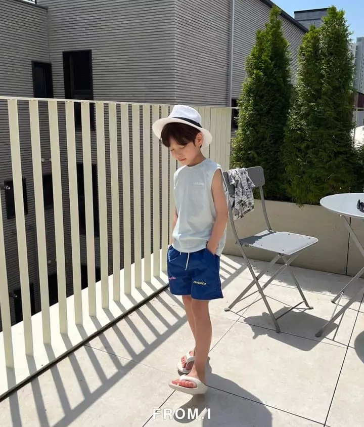 From I - Korean Children Fashion - #magicofchildhood - Embrodiery Swim Shorts - 11