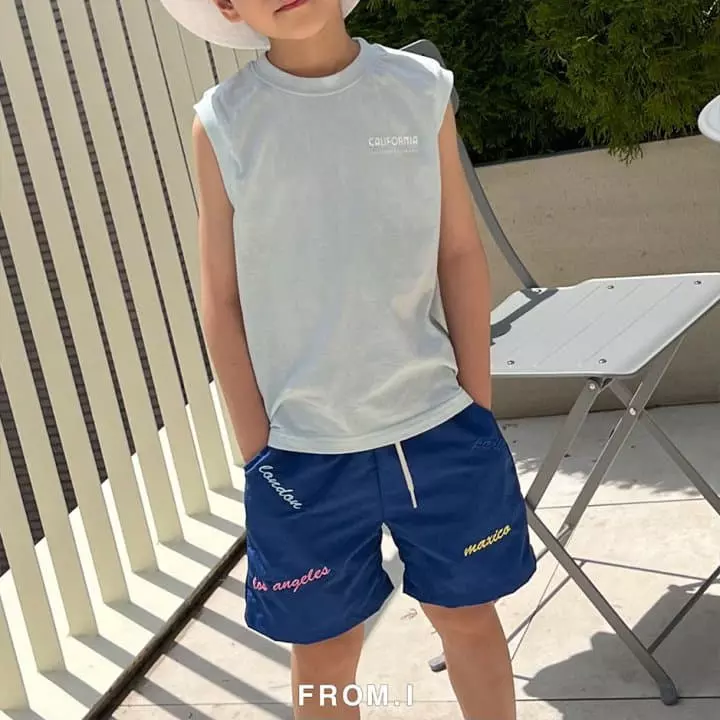 From I - Korean Children Fashion - #minifashionista - Embrodiery Swim Shorts - 12