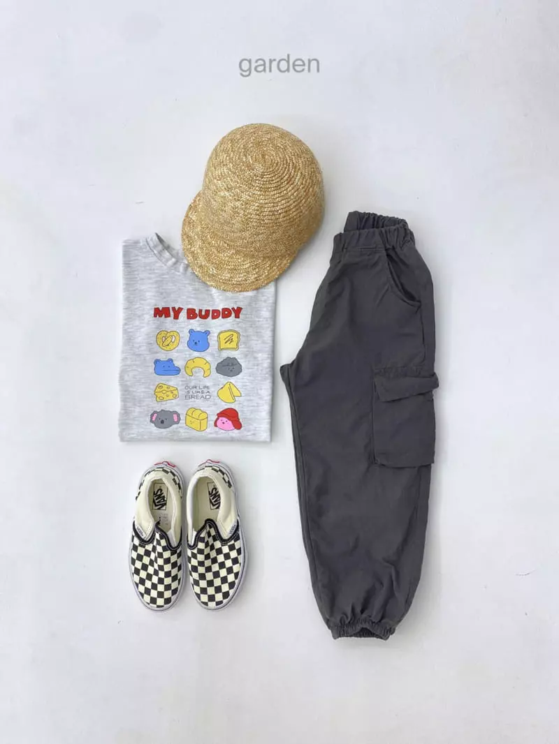 Garden - Korean Children Fashion - #designkidswear - Aqua Cargo Pants - 5