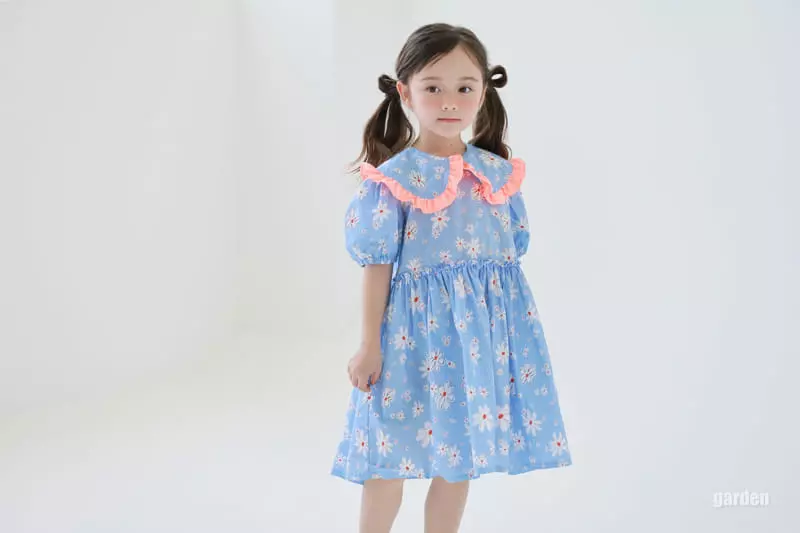 Garden - Korean Children Fashion - #designkidswear - Color One-piece