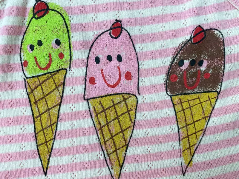 Garden - Korean Children Fashion - #fashionkids - Ice Cream Sleeveless - 10