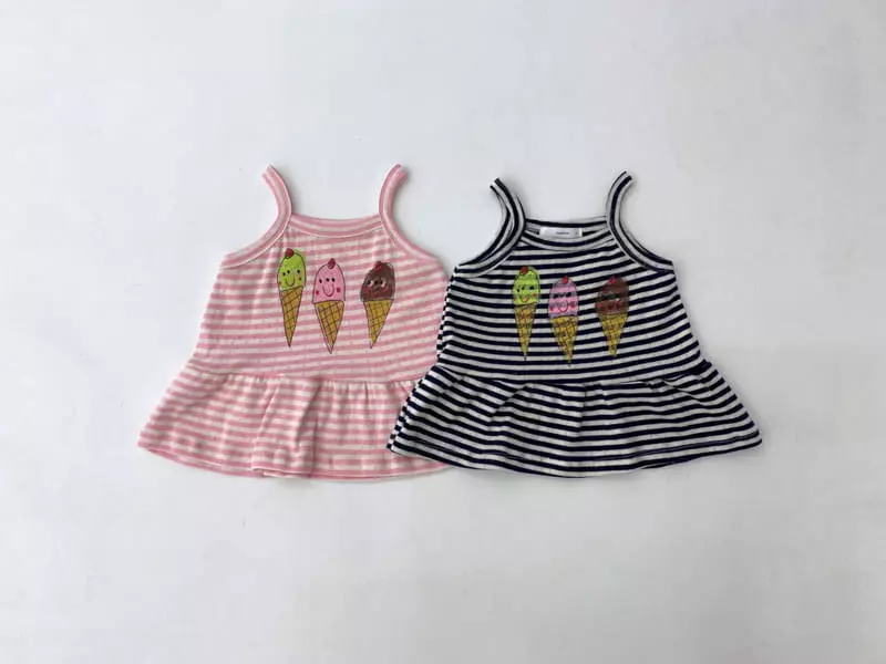Garden - Korean Children Fashion - #kidsshorts - Ice Cream Sleeveless - 11