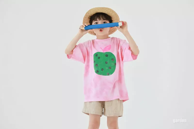 Garden - Korean Children Fashion - #kidsshorts - Wate Apple Tee - 5