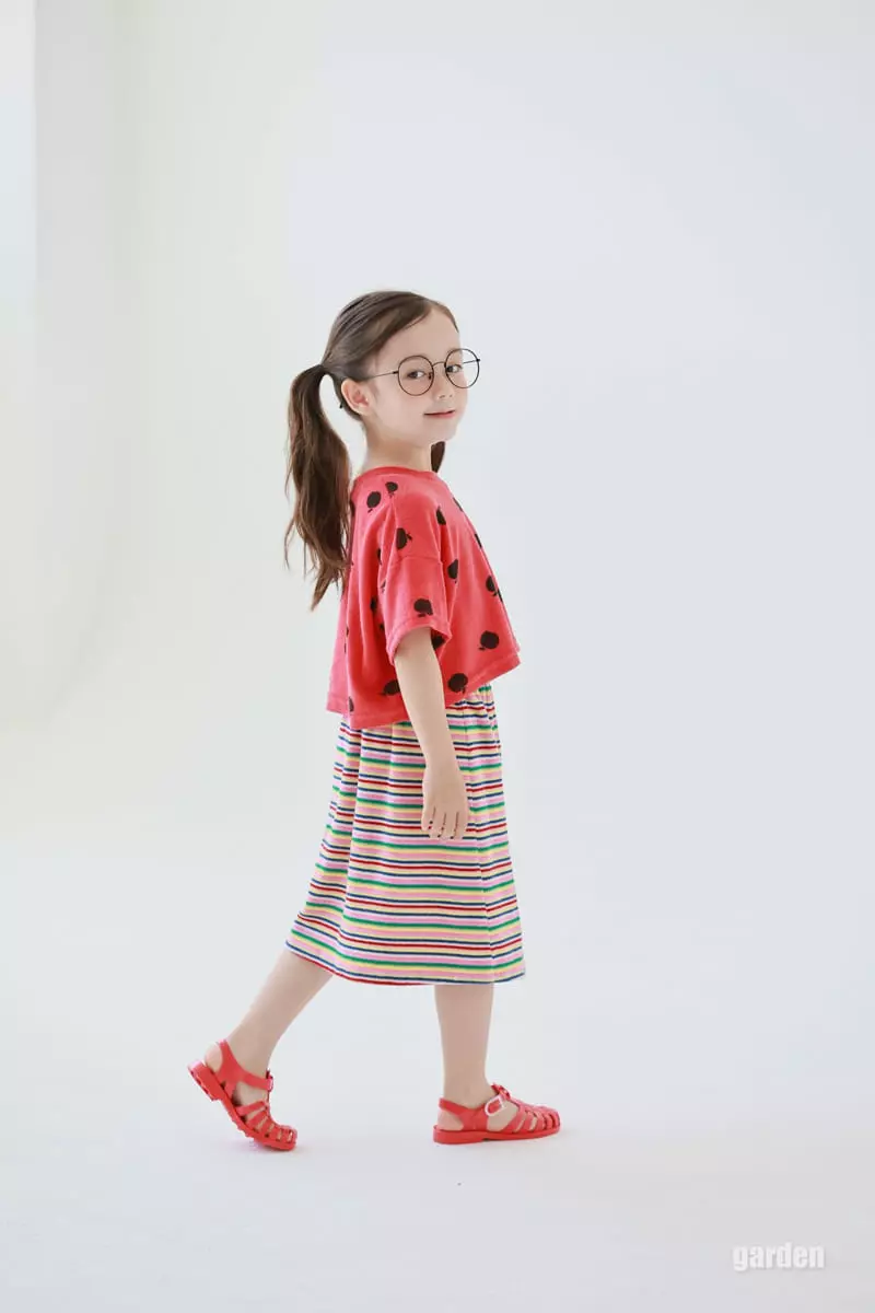 Garden - Korean Children Fashion - #todddlerfashion - Rainbow Skirt - 5