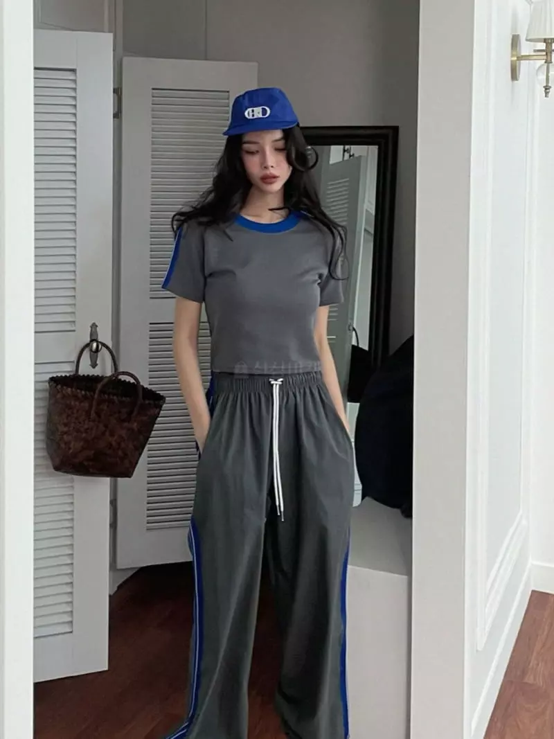 Gavara Market - Korean Women Fashion - #momslook - Pin Mesh Crop Tee - 7