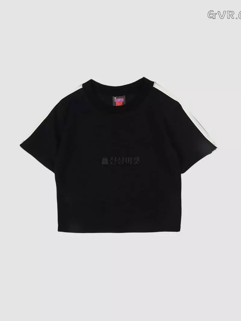 Gavara Market - Korean Women Fashion - #momslook - Pin Mesh Crop Tee - 9