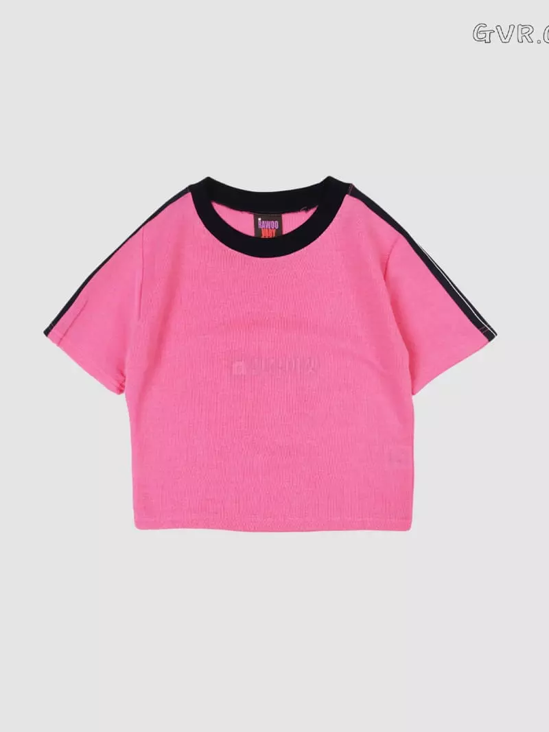 Gavara Market - Korean Women Fashion - #womensfashion - Pin Mesh Crop Tee - 8