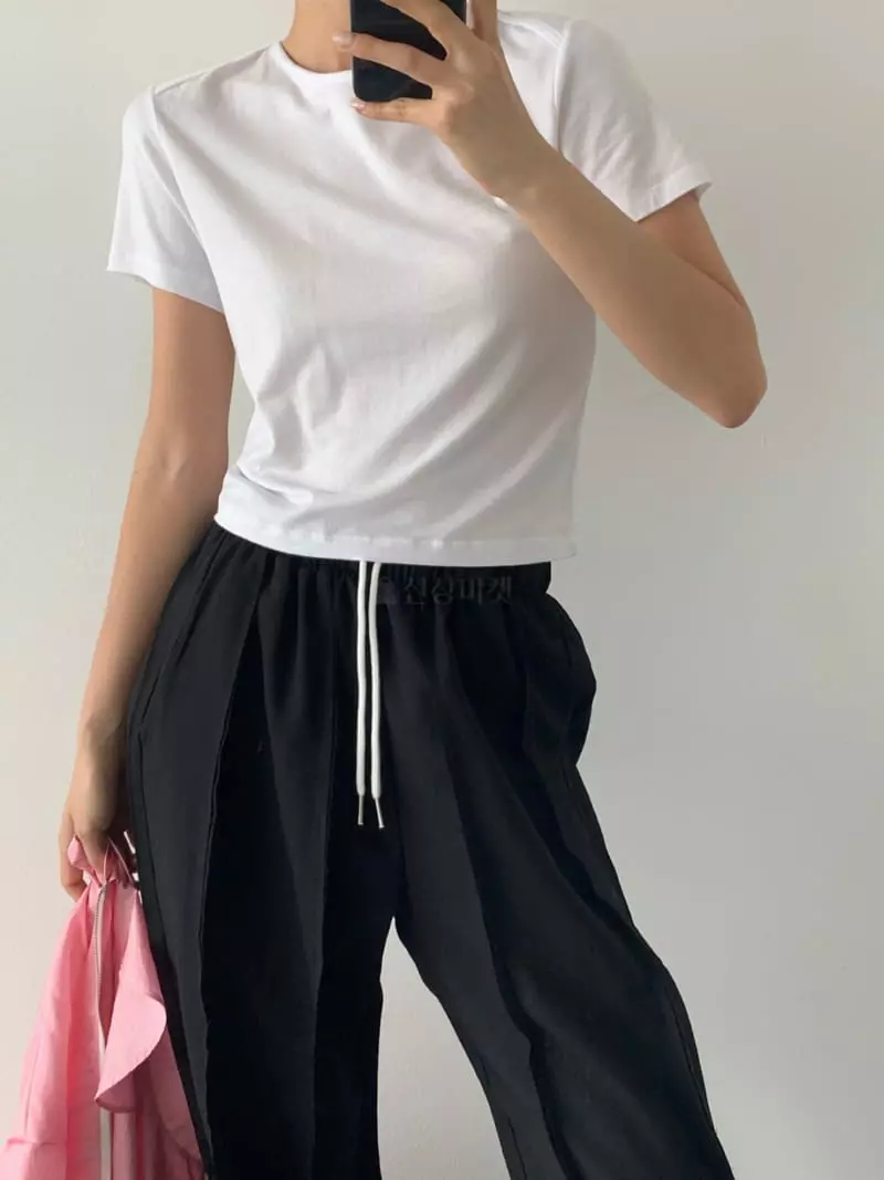 Gavara Market - Korean Women Fashion - #womensfashion - Cheese Tee - 6