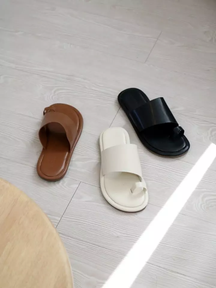 Golden Shoe - Korean Women Fashion - #momslook - su156 Slippers