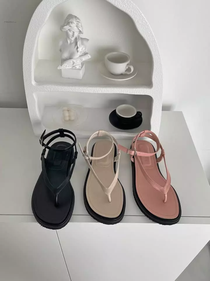 Golden Shoe - Korean Women Fashion - #momslook - L9112 Sandals - 5