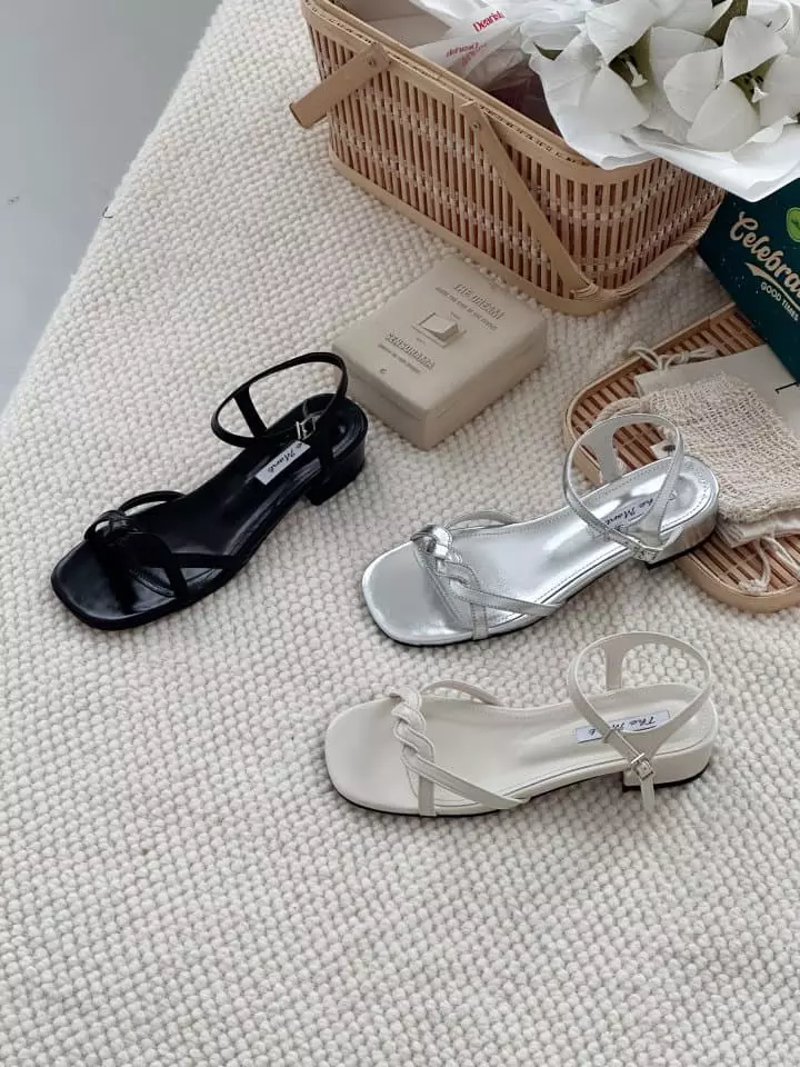 Golden Shoe - Korean Women Fashion - #thelittlethings - mt1515 Sandals - 4