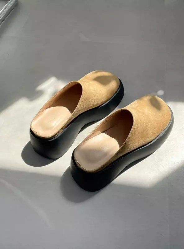 Golden Shoe - Korean Women Fashion - #momslook - ka1983 Slippers