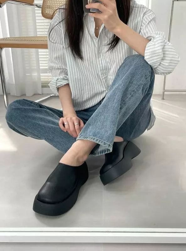 Golden Shoe - Korean Women Fashion - #momslook - ka1983 Slippers - 3