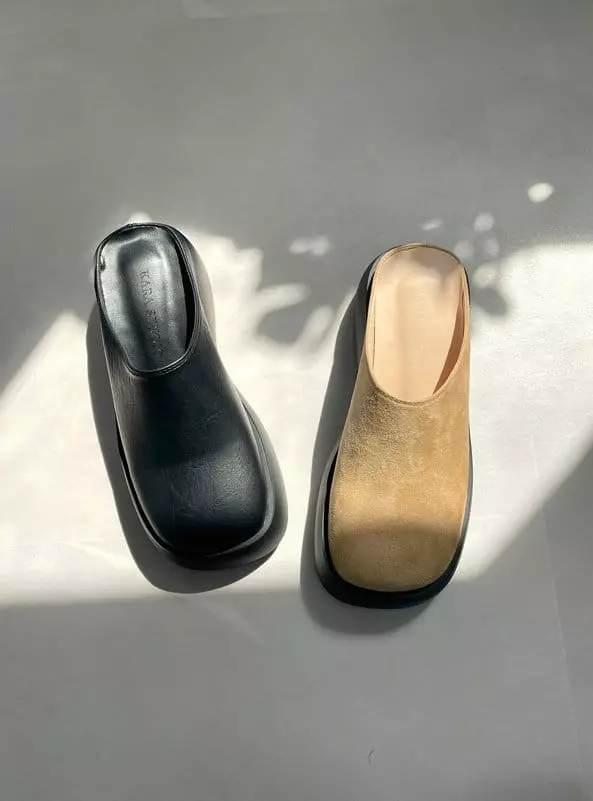 Golden Shoe - Korean Women Fashion - #momslook - ka1983 Slippers - 5