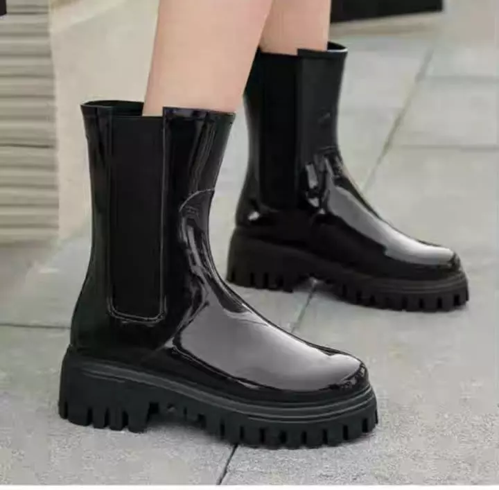 Golden Shoe - Korean Women Fashion - #momslook - dh7708 boots Boots - 2