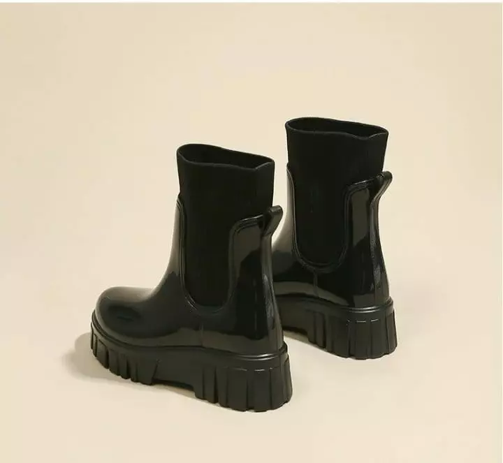 Golden Shoe - Korean Women Fashion - #momslook - dh7715 boots Boots - 2