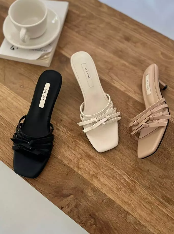 Golden Shoe - Korean Women Fashion - #momslook - th2734 Slippers