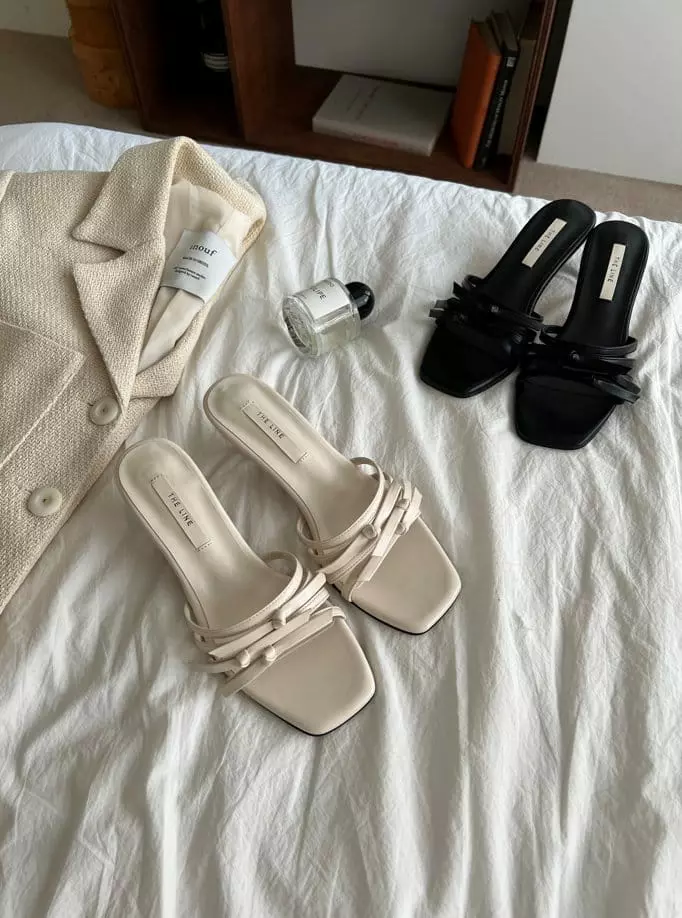 Golden Shoe - Korean Women Fashion - #momslook - th2734 Slippers - 4
