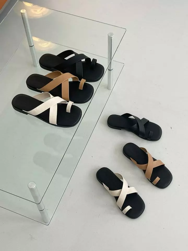 Golden Shoe - Korean Women Fashion - #momslook - my1518 Slippers - 5