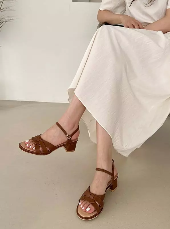 Golden Shoe - Korean Women Fashion - #momslook - min5801 Sandals - 3