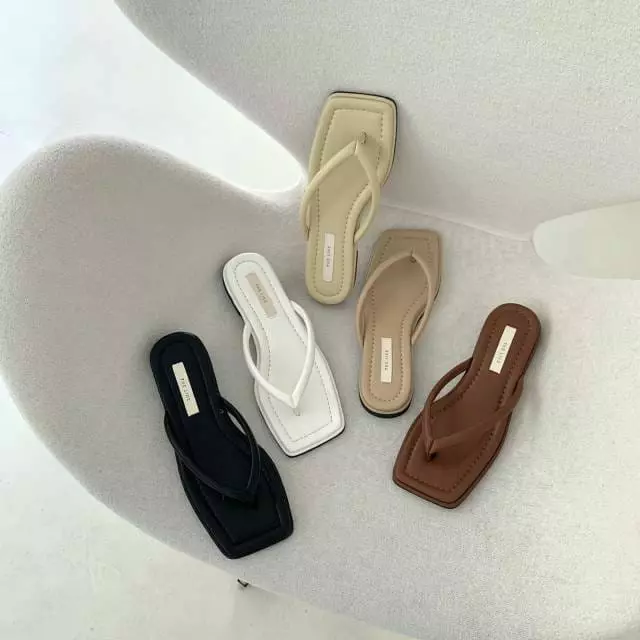 Golden Shoe - Korean Women Fashion - #momslook - th2333 Slippers - 5