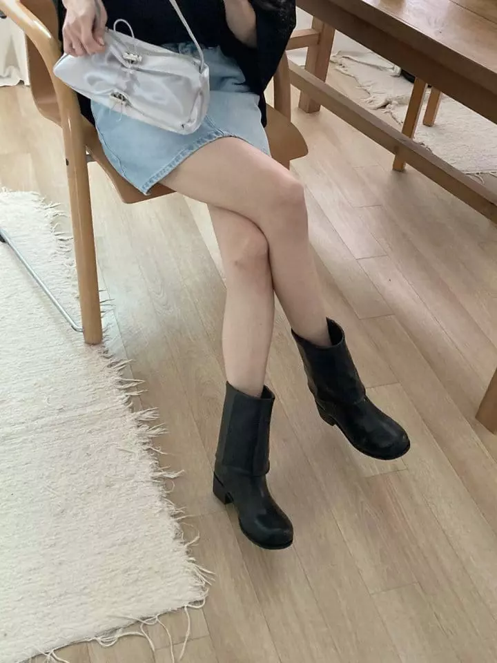 Golden Shoe - Korean Women Fashion - #momslook - fa1340 Boots - 4