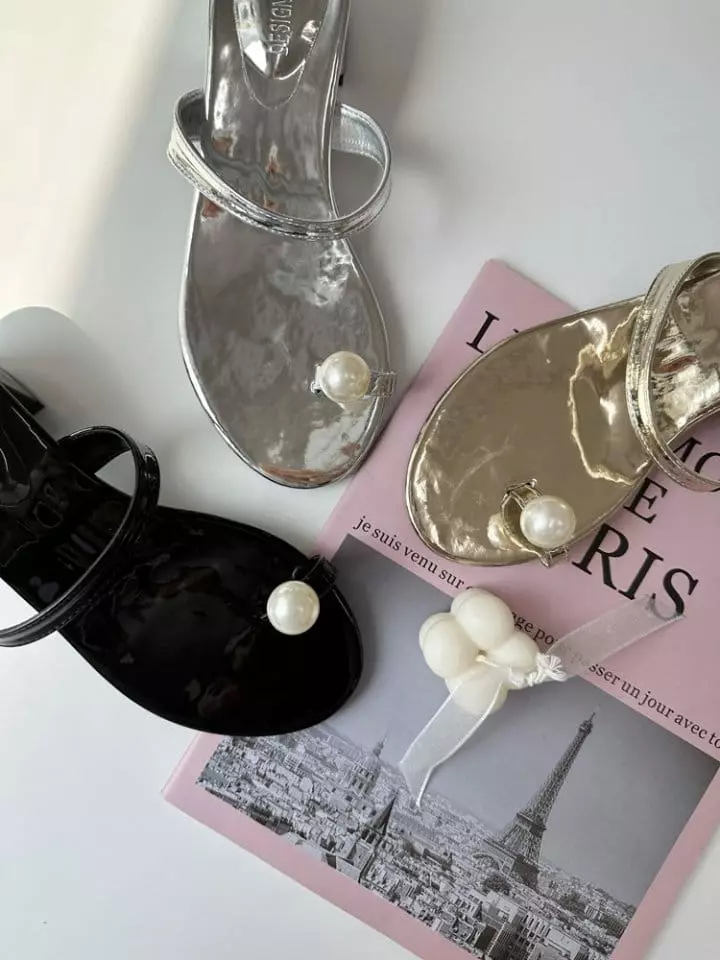 Golden Shoe - Korean Women Fashion - #pursuepretty - bl7120 Slippers - 5