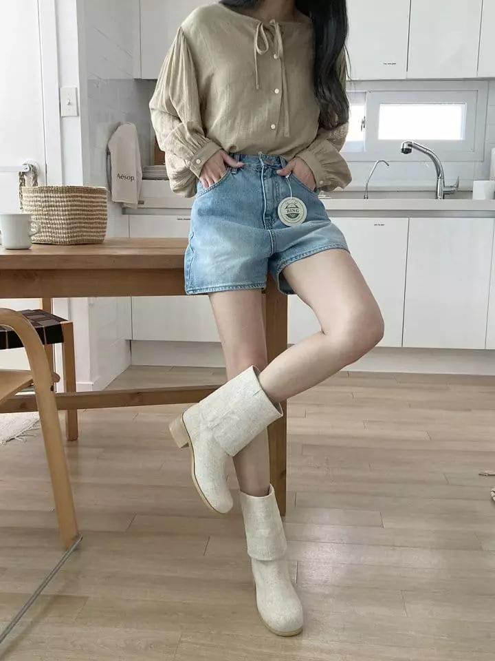 Golden Shoe - Korean Women Fashion - #pursuepretty - fa1340 Boots - 9
