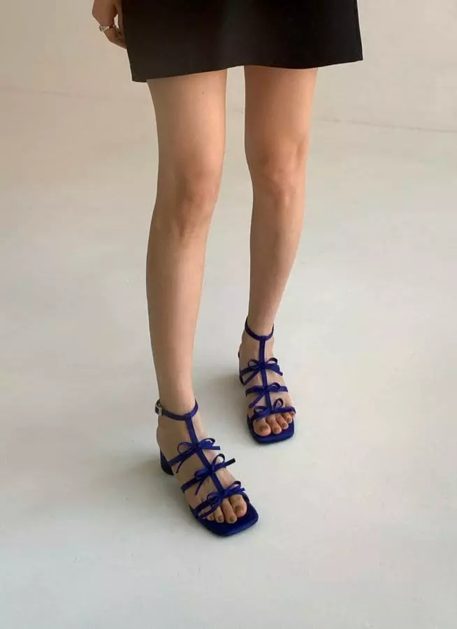 Golden Shoe - Korean Women Fashion - #pursuepretty - p0047 Sandals - 4