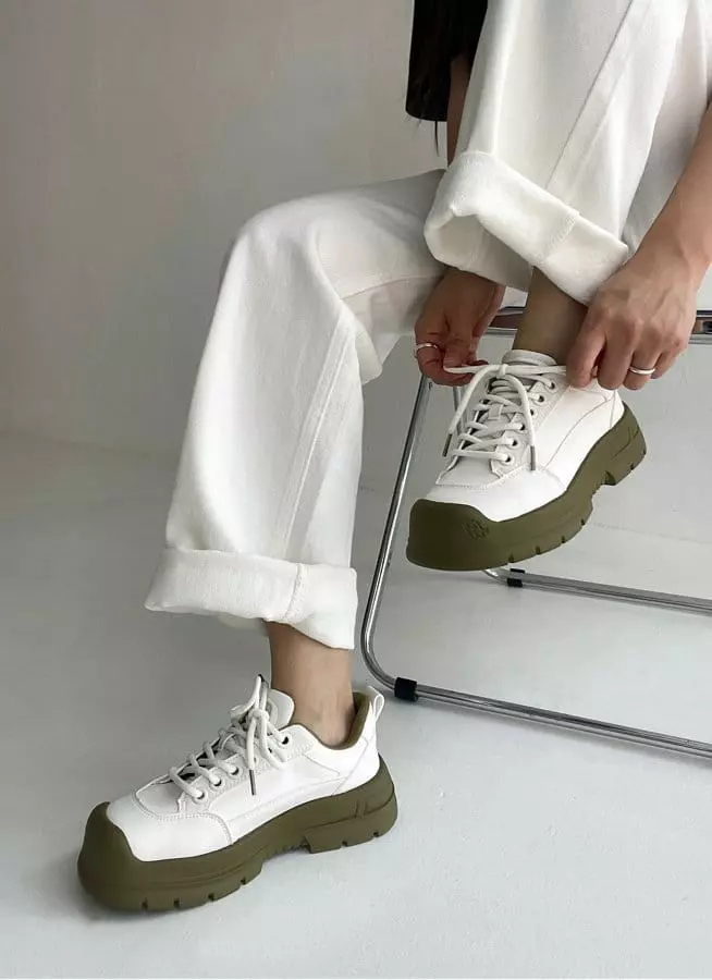 Golden Shoe - Korean Women Fashion - #restrostyle - p5007 sneakers Sneakers - 4