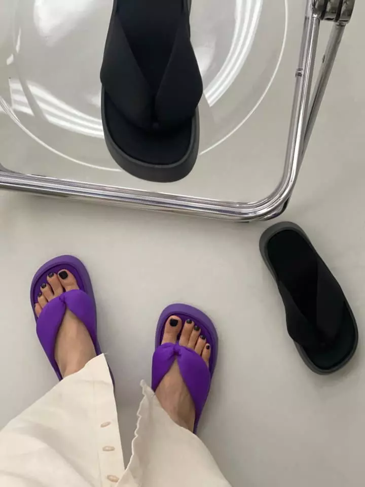 Golden Shoe - Korean Women Fashion - #shopsmall - im010 Slippers - 2